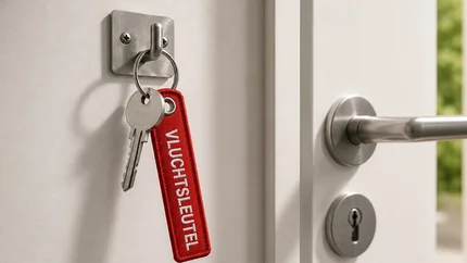vluchtsleutelhanger veiligheid brandweer